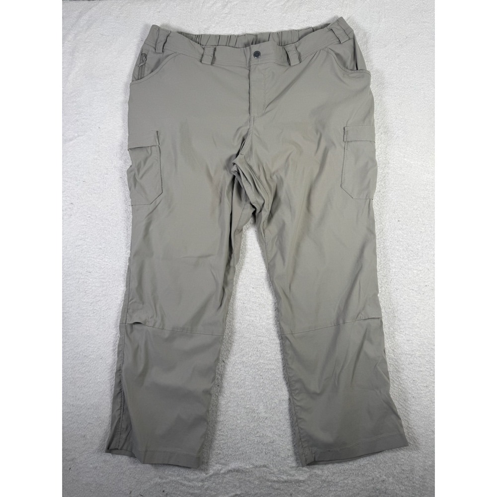 Duluth Trading Co Cargo Pants Womens 20W x 29 Gray Excellent Dry on the Fly